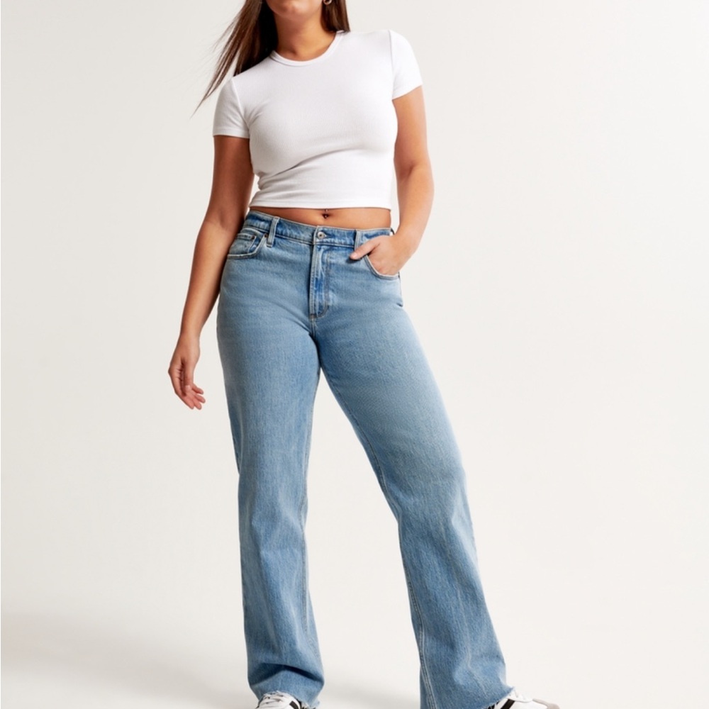Curve Love Low Rise Baggy Jean